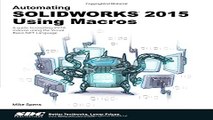 Automating SOLIDWORKS 2015 Using Macros Ebook pdf download