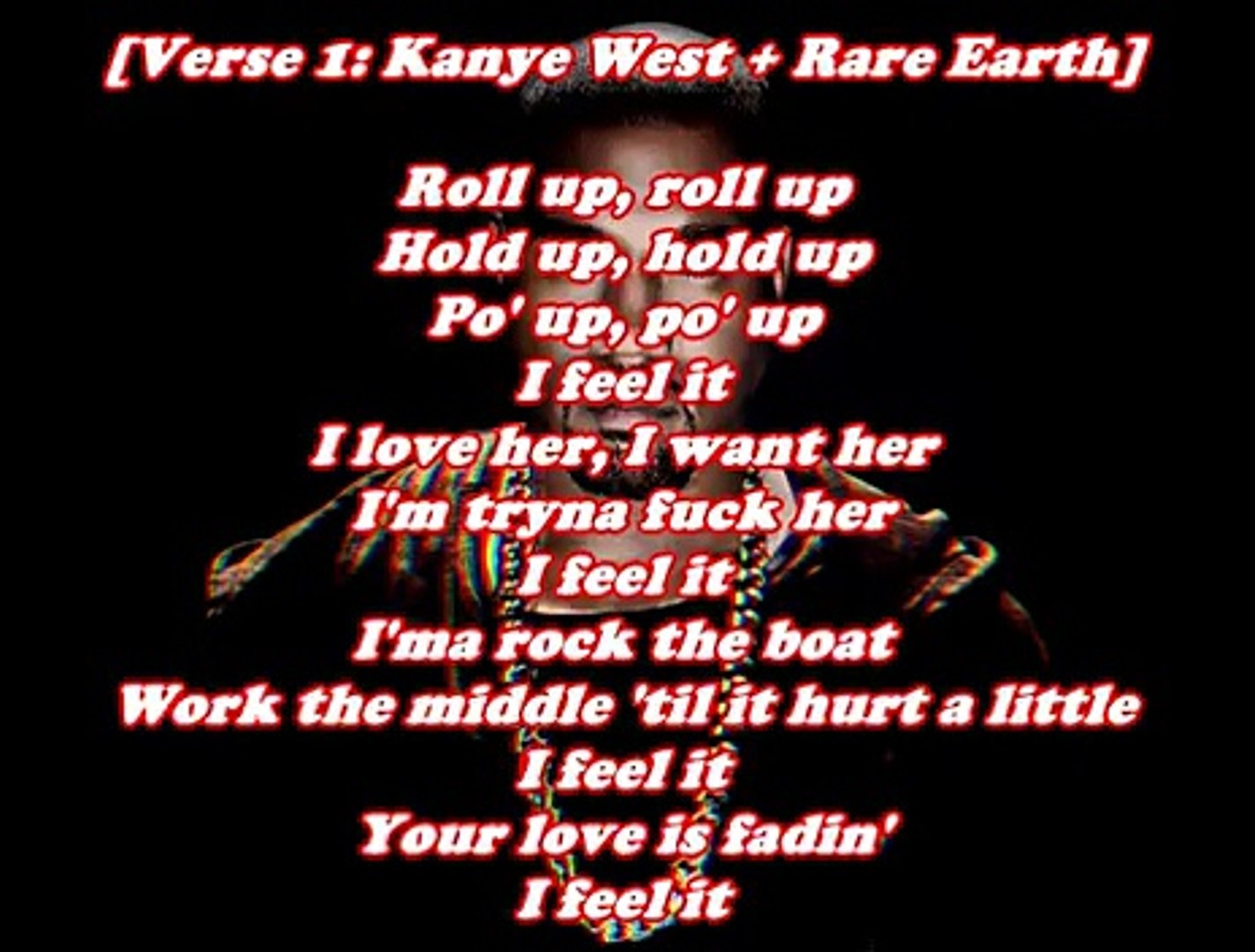 ⁣Kanye West - Fade (feat. Post Malone and Ty Dolla $ign) [Lyric parole] 2016