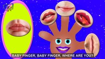 Lips finger family Daddy Finger Daddy Finger