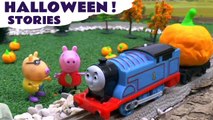 Peppa Pig and Thomas & Friends Play Doh Halloween Stories | Juguetes de Pepa y Thomas Y Sus Amigos