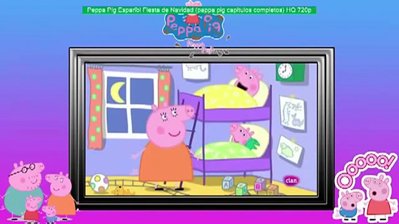 Peppa Pig Español Fiesta de Navidad (pappa pig capitulos completos) HQ 720p