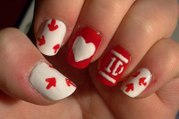 1D Nails - One Direction Nail Art - One Direction Nails - 1D Nails - How to do one direction nail - inspired nails