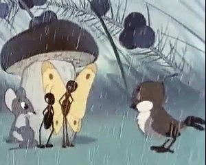 Мультфильм Грибок Теремок сказка