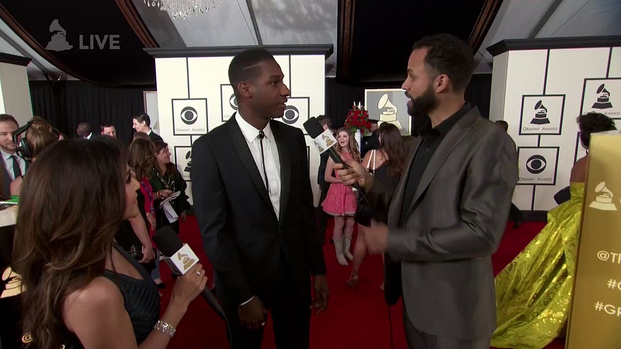 Leon Bridges _ Red Carpet _ 58th GRAMMYs