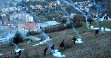 Cerattepe'de Yol Kapatıp Nöbet Tutan Binlerce Kişiye Gazlı Müdahale