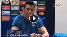 Ronaldo tinggalkan sidang media selepas di tanya wartawan