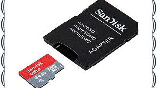 SanDisk Ultra - Tarjeta de memoria MicroSDXC de 64 GB (UHS-I clase 10 hasta 48 MB/s de lectura