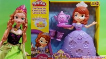 Play-Doh Cookie Monster Disney Sofia the First Tea Party Set Hasbro MsDisneyReviews dough