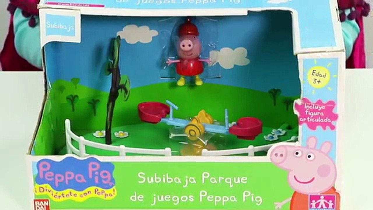 Peppa Pig Playground Toy - Disney Frozen In Real Life Princess Anna Unboxing Toys