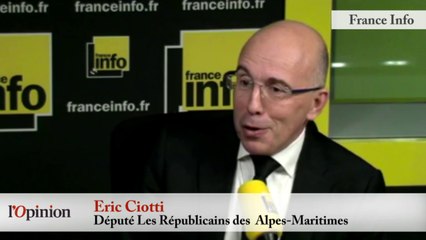 Mise en examen de Nicolas Sarkozy - E. Ciotti : « La justice ne doit pas se mêler de politique »