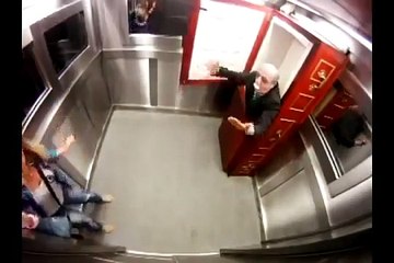 ASANSÖRDE KORKUNÇ ÖLÜ ŞAKASI