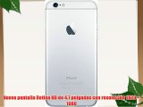 Apple iPhone 6 - Smartphone libre iOS (pantalla 4.7 cámara 8 Mp 16 GB Dual-Core 1.4 GHz 1 GB