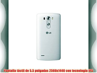 LG G3 - Smartphone libre Android (pantalla 5.5 cámara 13 Mp 16 GB Quad-Core 2.5 GHz 2 GB RAM)