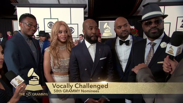 Vocally Challenged _ Red Carpet _ 58th GRAMMYs
