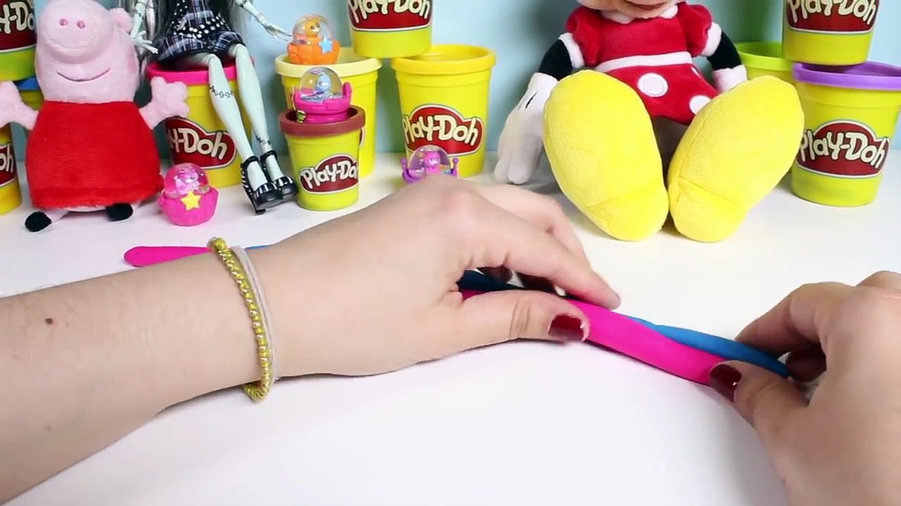 Play Doh Lollipops DIY Play-Doh Rainbow Lollipops Scoops n Treats Playdough Popsicles Toy Videos