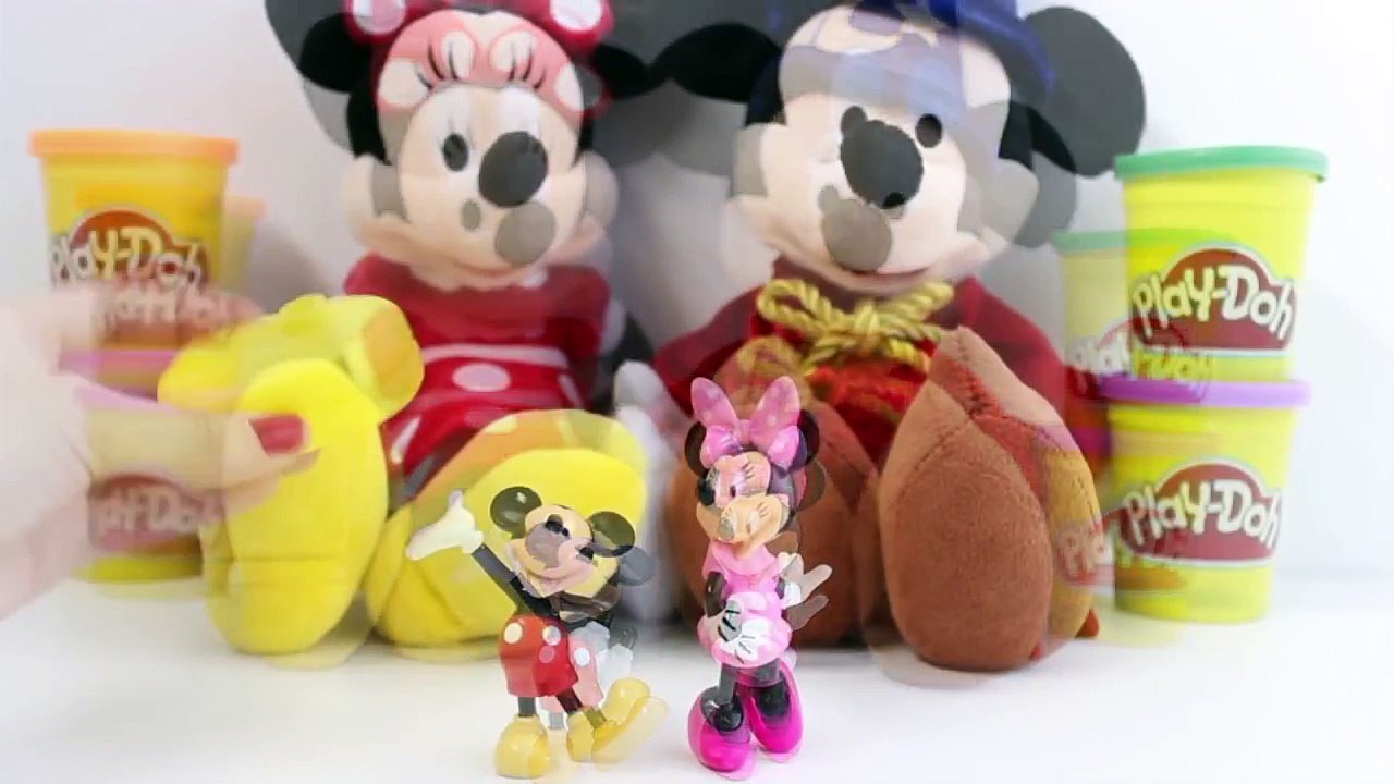 Mickey Mouse & Minnie Mouse Play Doh Popsicles Disney Ice Creams Play Doh Ice Creams Toy Videos