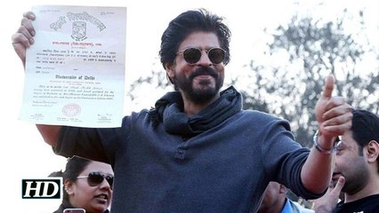Watch Shah Rukh Khan Gets His Graduation Degree After 28 Years