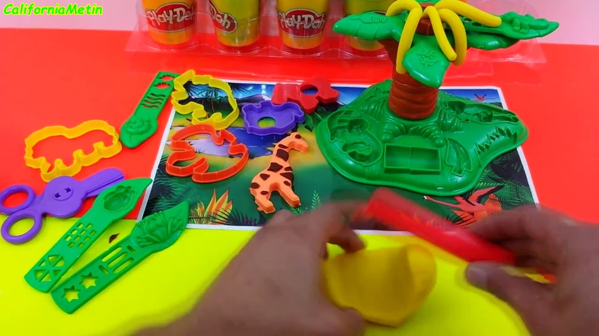 ⁣Play Doh Safari Playset Jungle Pets Animal Playdough Toys