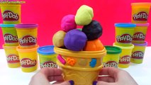 New Play Doh Ice Cream Surprise Eggs Frozen Toy Story Cars Spongebob
