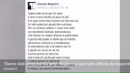 'Siamo stati vicini per 62 anni', Baglioni e quel lutto difficile da sopportare