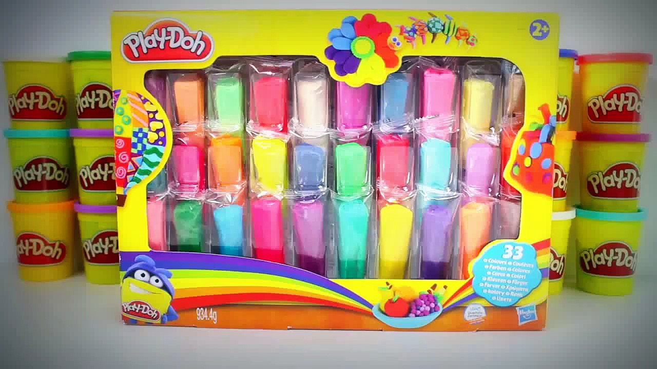 Play-Doh Ultimate Rainbow Pack Learn Numbers Play Doh Mountain of Colours Playset Toy Videos