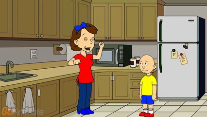 Caillou takes a dump on his mom/assaulted
