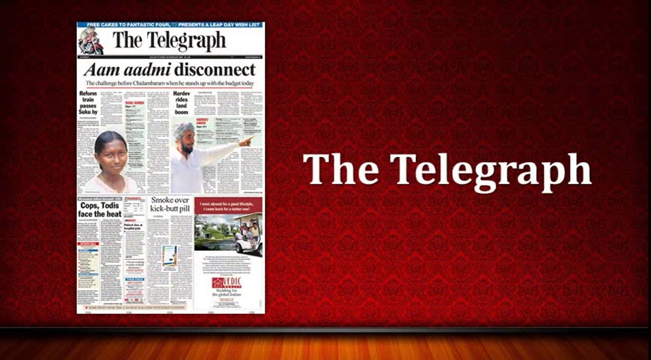The Telegraph Online Newspaper Advertisement Rates 2016 - 2017 | Book Classifieds, Display Advertisement in The Telegraph 022-67704000 / 9821254000. Email: info@riyoadvertising.com