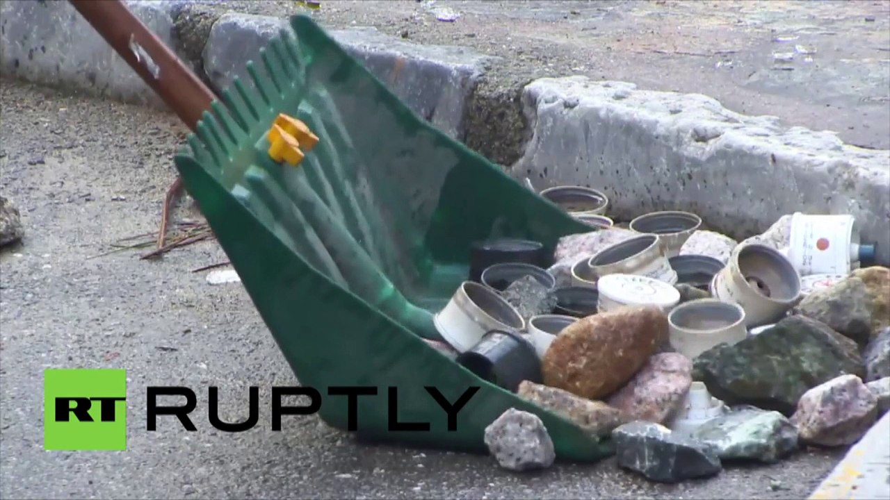 Corse : du verre brisé et des grenades  lacrymogènes dans les rues de Corte après une nuit d’émeutes