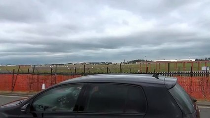 The Typhoon Venting Fuel During Airshows