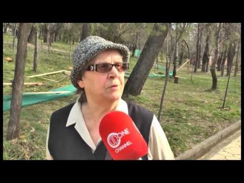 Protesta e qytetarëve tek liqeni, kunder ndertimit të parkut të lojrave