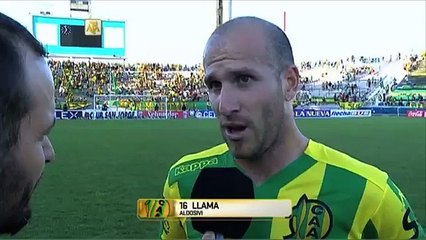 Llama: "Fue un resultado contundente". Aldosivi 3 - Olimpo 0. Fecha 1. Torneo Transición 2016.