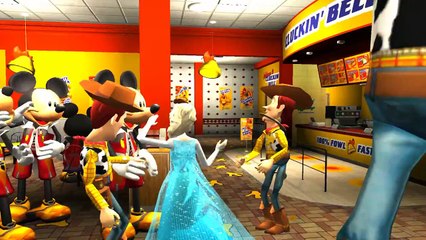 Frozen Nursery Rhymes Cars Lightning McQueen & Colors Spiderman! CHILDREN SONG WITH ACTION!