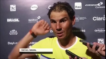 Rafael Nadal Interview / R1 Rio Open 2016 (English&Spanish)