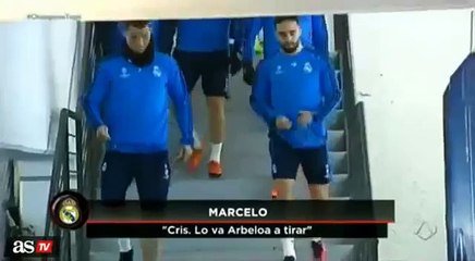 Cristiano Ronaldo makes fun of Leo Messi’s penalty with his Real Madrid teammates