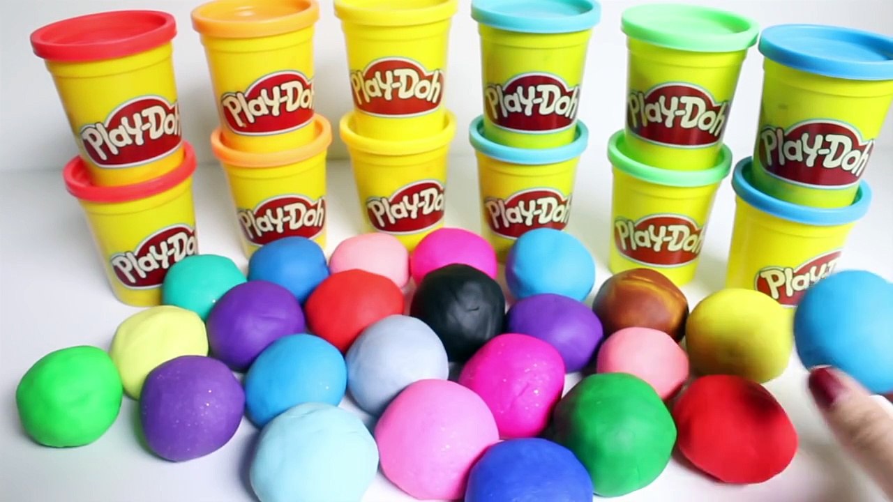 Play Doh Surprise Eggs Peppa Pig Frozen Mickey Mouse Spiderman Minnie Masha Disney Huevos Sorpresa