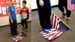 School ramps up security after photo of students desecrating flag goes viral