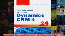 Download PDF  Sams Teach Yourself Microsoft Dynamics CRM 4 in 24 Hours FULL FREE
