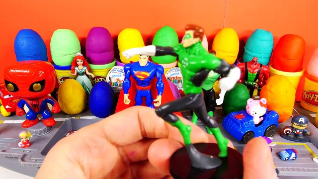 40 Play Doh Kinder Surprise Eggs PIXAR CARS BARBIE TRASH PACK DISNEY PRINCESS HELLO KITTY