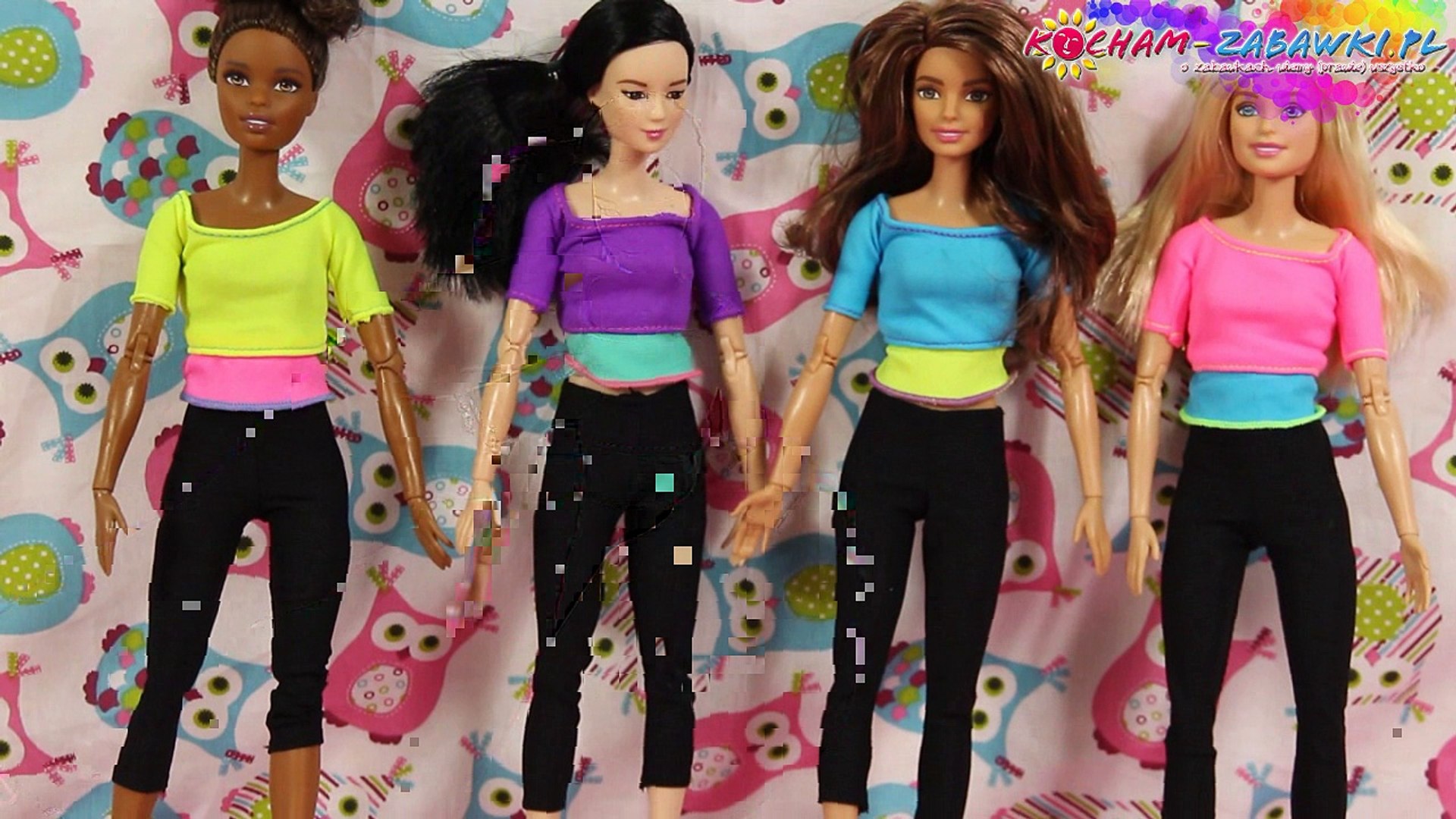 Barbie Made to Move - Purple Top / Barbie Stworzona do Ruchu - Azjatka -  DHL81 DHL84 - video dailymotion