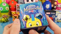 Playdough Videos Surprise Eggs Disney Vinylmation The Little Mermaid Marvel Spiderman Toys Play Doh