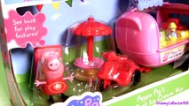 Peppa Pig Ice Cream Sundae Cart Theme Park with Scooter Play Doh - Carrito de Helados Nickelodeon