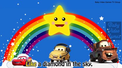 877 Cars Disney Nursery Rhymes and Kids Songs Disney Cars Twinkle Twinkle Little Star 877