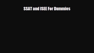 PDF SSAT and ISEE For Dummies PDF Book Free