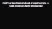Download First Year Law Students Book of Legal Secrets - e-book: Contracts Torts Criminal law