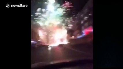 Major explosion at firework stall in China