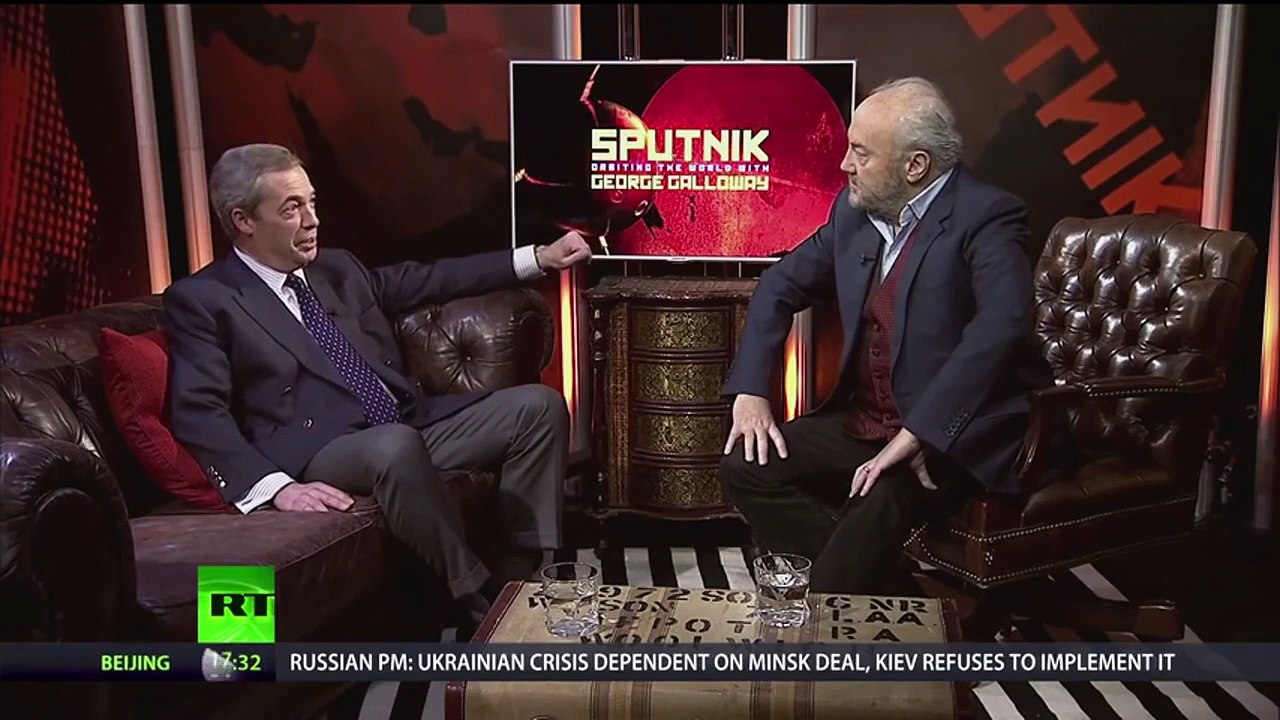 Nigel Farage and George Galloway Discuss UK EU Referendum