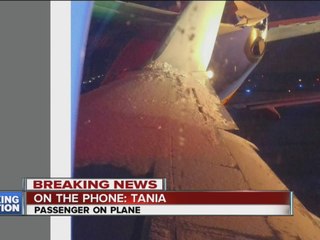 Interview with passenger after plane clips another aircraft at DTW