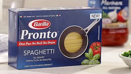 In America BARILLA Lancia “PRONTO” , Gli Spaghetti pronti in un Lampo!
