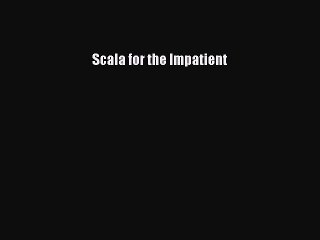 Download Scala for the Impatient PDF Free