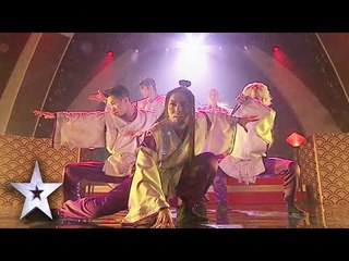 Triqstar Adds Fire To Hypnotic Kabuki Dance | Asia’s Got Talent Grand Final 1